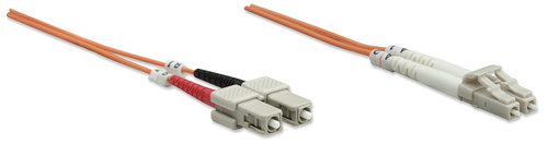 Intellinet LWL aansluitkabel LC/SC 2m Multimode OM2 oranje, afbeelding 2