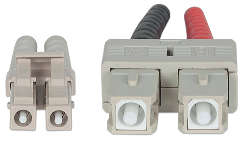 Intellinet LWL aansluitkabel LC/SC 1m Multimode OM4 lila, afbeelding 3