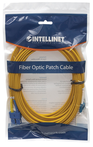 Intellinet LWL aansluitkabel LC/SC 2m Singlemode OS2 geel, afbeelding 5