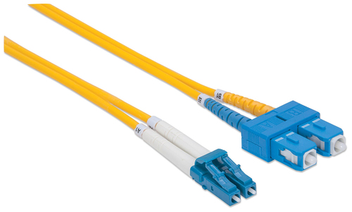 Intellinet LWL aansluitkabel LC/SC 2m Singlemode OS2 geel, afbeelding 2
