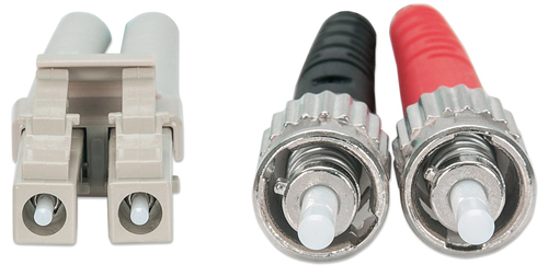 Intellinet LWL aansluitkabel LC/ST 1m Multimode OM3 Aqua, afbeelding 3