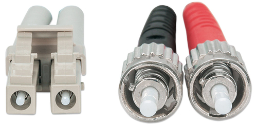 Intellinet LWL aansluitkabel LC/ST 2m Multimode OM3 aqua, afbeelding 3