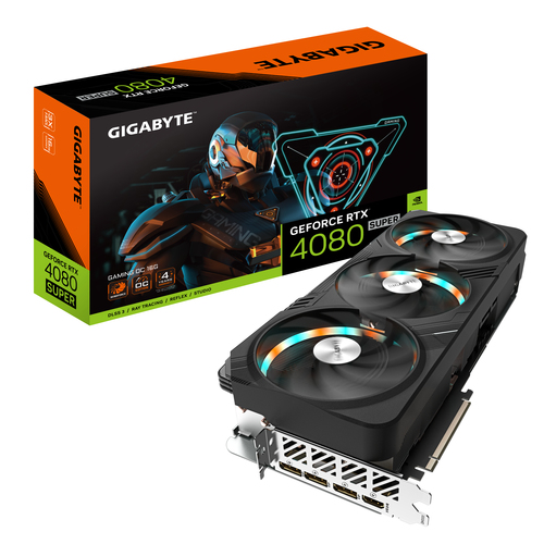 Tarjeta de Video Gigabyte Gaming GeForce RTX4080 Super OC 16GB RGB Triple Fan GDDR6X 256 bit PCIe 40 1xHDMI 3xDP GV-N408SGAMING OC-16GD - GV-N408SGAMING OC-16GD