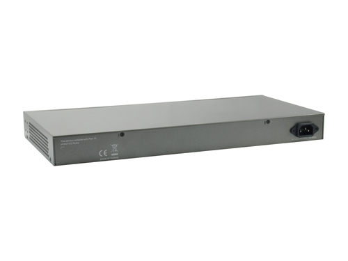 LevelOne TURING 26-Port Web Smart Gigabit PoE Switch, 24 PoE Outputs, 2 x SFP/RJ45 Combo – image 2