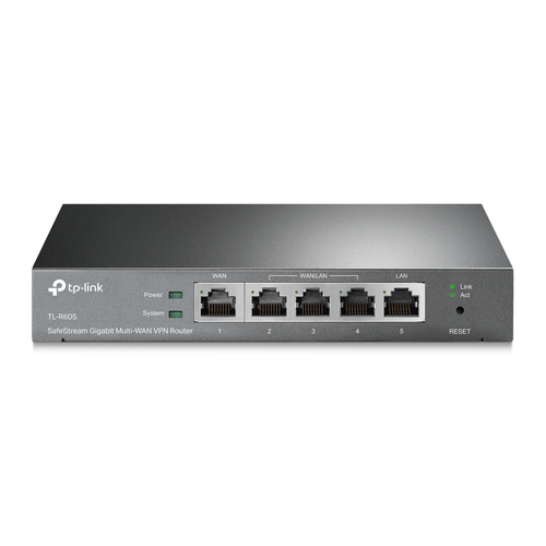 TP-Link TL-R605 проводной маршрутизатор Гигабитный Ethernet Черный