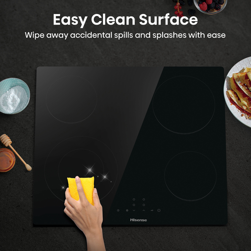 Hisense E6422SC 60 cm Electric Ceramic Hob - Black - image 5