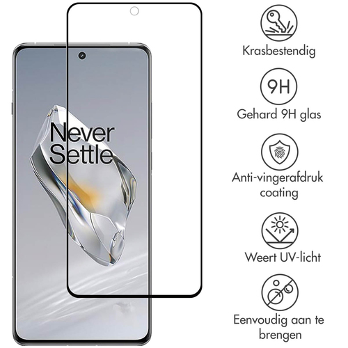 Accezz Gehard Glas Full Cover Screenprotector OnePlus 12 - Transparant, afbeelding 2