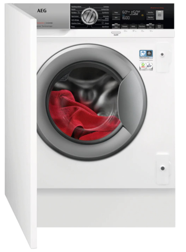 AEG L7WC8632BI стирально-сушильная машина Встроенный Фронтальная загрузка Белый