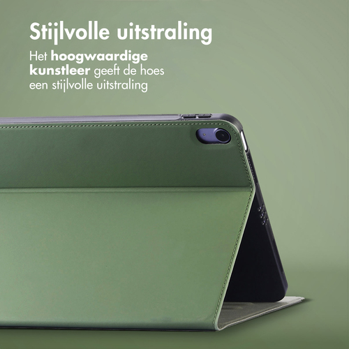 Accezz Classic Tablet Case iPad Mini 7 (2024) / iPad Mini 6 (2021) - Groen / Green, afbeelding 2
