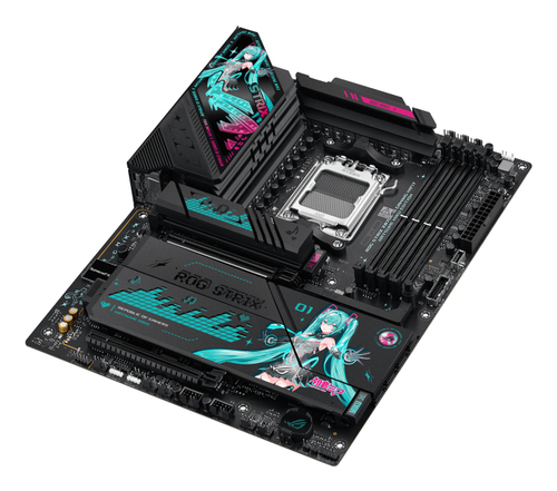 ASUS ROG Strix X870E-H Gaming WiFi7 Hatsune Miku Edition moederbord, afbeelding 6