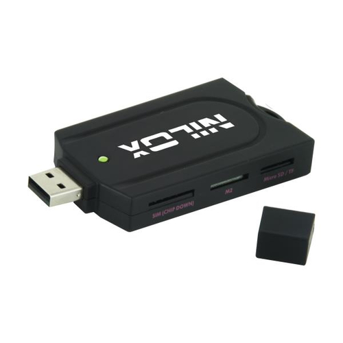 Nilox 10NXCRAIN1001 card reader USB 2.0 Black