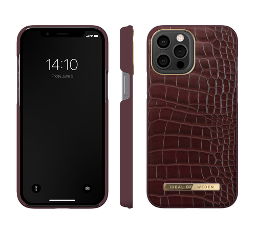 iDeal of Sweden Atelier Case iPhone 12PM/13PM Scarlet Croco – image 3
