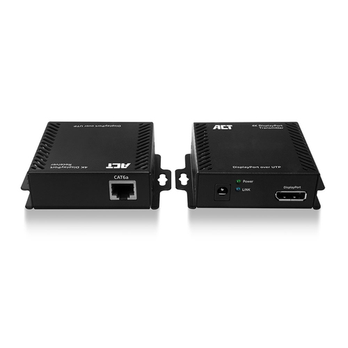 ACT AC7770 4K DisplayPort over CATx extender set up to 70 meter