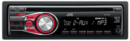 JVC KD-R321E car media receiver Black