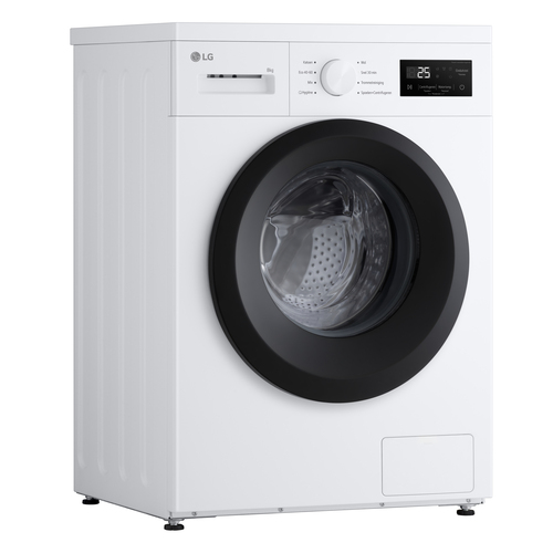 LG A10 Series Steam™ F4A10S8NWK 8kg Washing Machine with 1400 rpm - White - A Rated, White - image 4