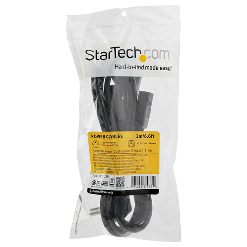 StarTech.com PXT101YEU2M - Voedingskabel, afbeelding 6