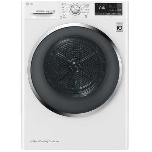 LG RC90U2AV2W tumble dryer Freestanding Front-load 9 kg White