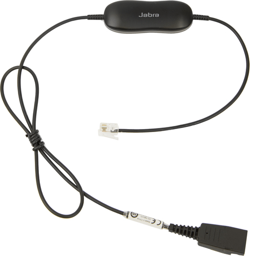 Jabra GN1216 - Cable para auriculares - Desconexión rápida enchufe a RJ-9 macho - 80 cm - para Avaya one-X Deskphone Edition 96XX; Jabra GN 2000, GN2000; BIZ 2400, 2400 3in1, GN2000 - 88001-03