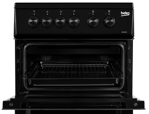 Beko KDC5422AK 50cm Wide Single Oven Electric Cooker with Ceramic Hob - Black - A Rated, Black - image 5