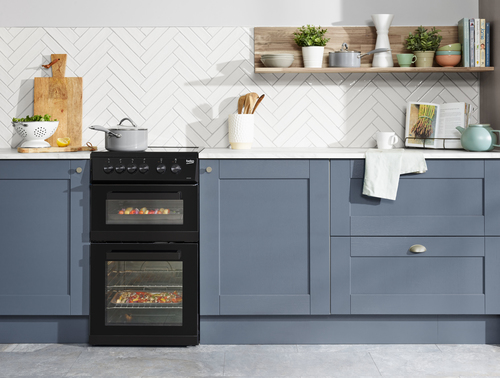 Beko KDC5422AK 50cm Wide Single Oven Electric Cooker with Ceramic Hob - Black - A Rated, Black - image 7