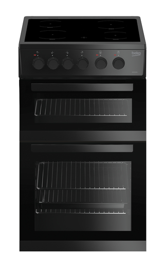 Beko KDC5422AK 50cm Wide Single Oven Electric Cooker with Ceramic Hob - Black - A Rated, Black - image 8