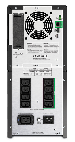 APC Smart-UPS 2200VA. UPS-Topologie: Line-Interaktiv, Ausgangskapazität: 2200 VA, Ausgangsleistung: 1980 W. Anzahl der AC-
