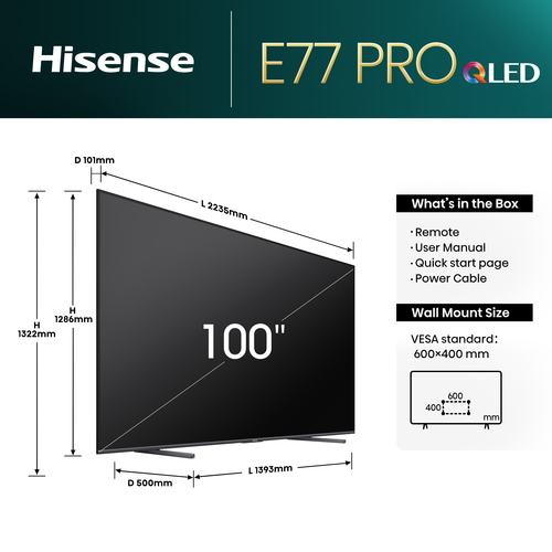 Hisense 100E77NQTUK PRO – image 9