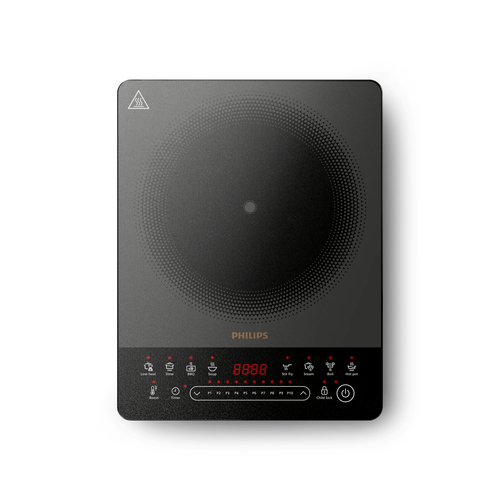 Philips 5000 series HD5850/98 hob Black, Grey Countertop – image 3