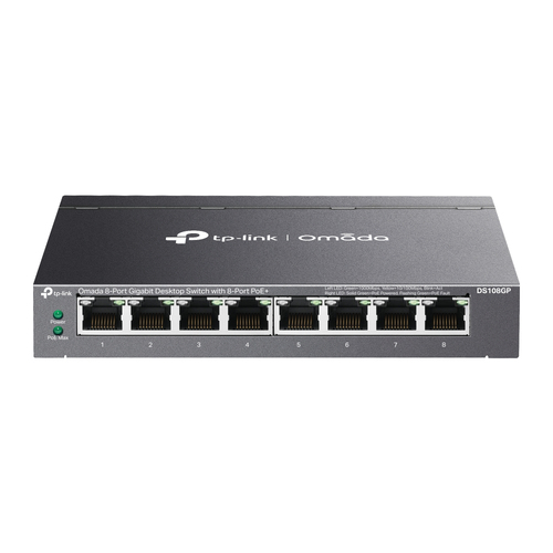 OMADA 8-PORT GIGABIT DESKTOP SWITCH WITH  8-PORT POE+