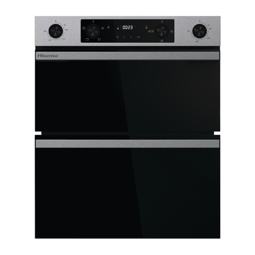 Hisense Hi6 BUD714221CX Built Under Electric Double Oven - Stainless Steel - A/A Rated, Stainless Steel - image 1