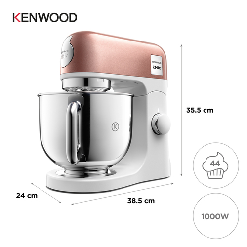 Kenwood 1000W 5L Kmix Stand Mixer Pink - image 5