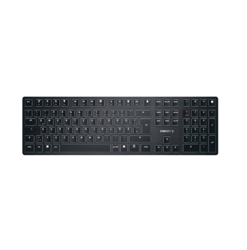 CHERRY KW X ULP клавиатура Универсальная USB + RF Wireless + Bluetooth QWERTZ Немецкий Черный