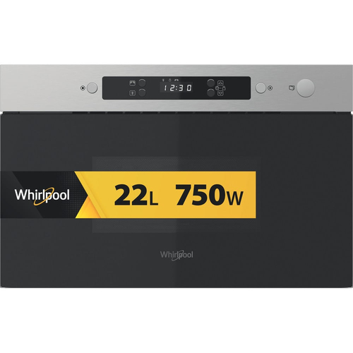 Whirlpool Microwaves Нержавеющая сталь Обычная (соло) микроволновая печь Встроенный 22 L 750 W