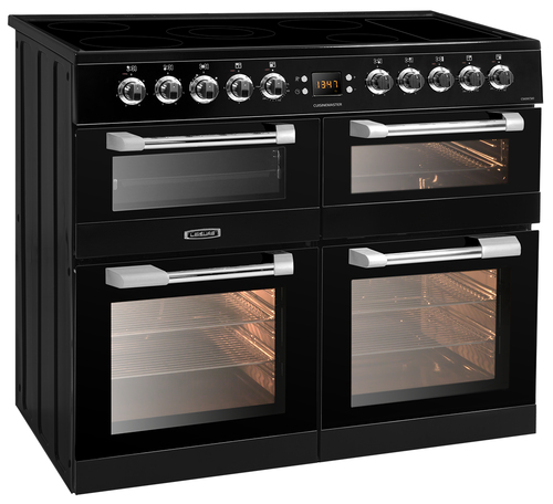 Leisure Cuisinemaster CS100C510K 100cm wide Electric Range Cooker with Ceramic Hob - Black - A/A/A Rated, Black - image 4