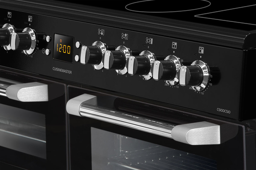 Leisure Cuisinemaster CS100C510K 100cm wide Electric Range Cooker with Ceramic Hob - Black - A/A/A Rated, Black - image 2