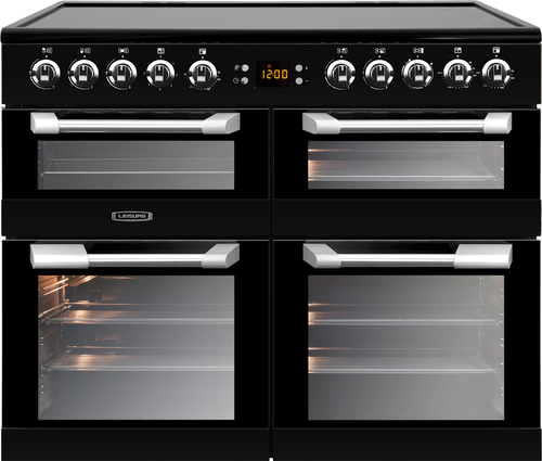Leisure Cuisinemaster CS100C510K 100cm wide Electric Range Cooker with Ceramic Hob - Black - A/A/A Rated, Black - image 1