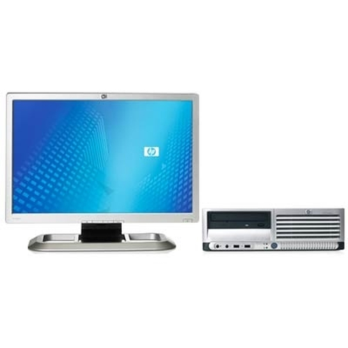 HP Compaq dc7700p Business Desktop PC and HP L2045w Flat Panel Monitor