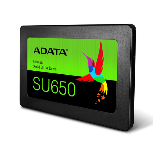 ADATA SU650. SSD capacity: 120 GB, SSD form factor: 2.5", Read speed: 520 MB/s, Write speed: 450 MB/s, Data transfer rate: