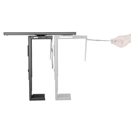 Logilink PC-houder zur Untertischmontage, verstelbaar, afbeelding 6
