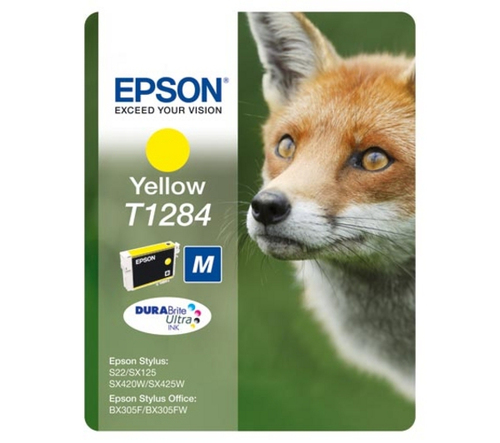 Original Epson T1284 Yellow Ink Cartridge - image 2