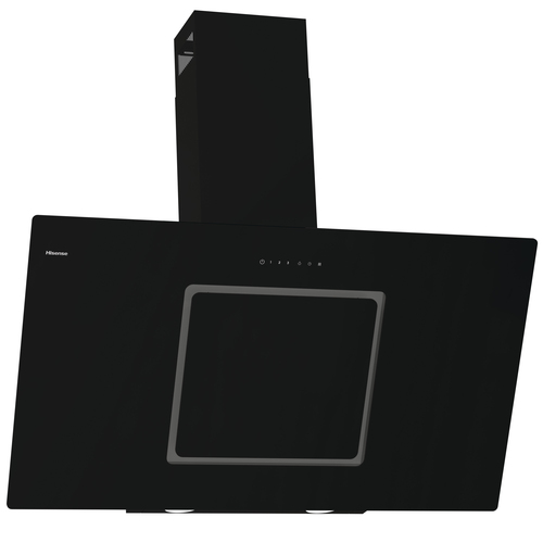 Hisense CH10IN14BBUK 100cm Angled Chimney Cooker Hood - Jet Black, Black - image 1