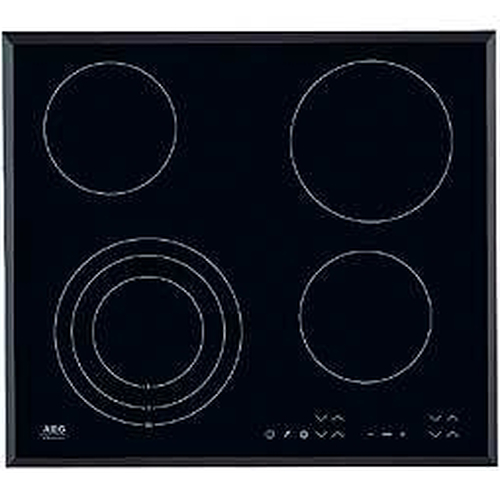 AEG 66100-KF-N Black Built-in Ceramic hob 4 zone(s)