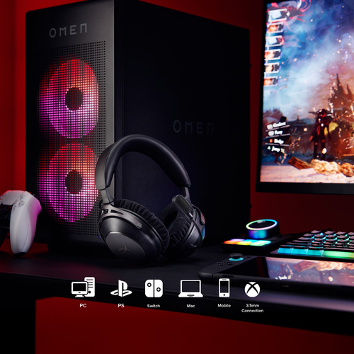 HyperX Cloud Alpha 2 Wireless Gaming Headset – 250 Hours Battery, Dual Chamber Drivers, Multi-Platform Compatibility – Black - image 6