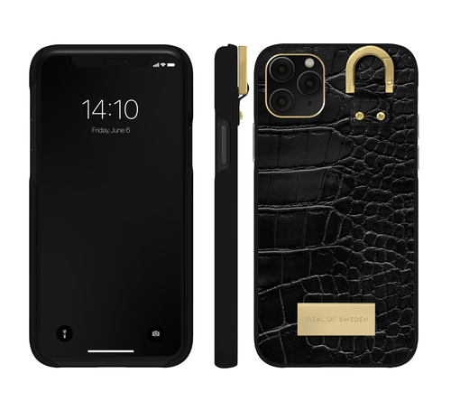 iDeal of Sweden Atelier Case iPhone 11P/XS/X Black Croco – image 4