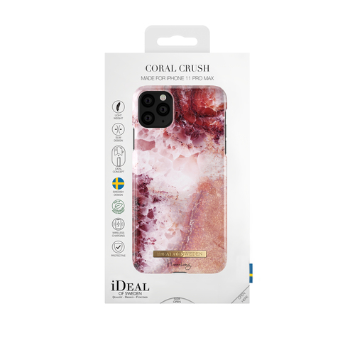 iDeal of Sweden Printed Case Hannalicious iPhone 11PM/XSM Coral Crush – image 2