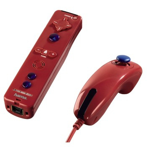 Hama 00054662 Gaming Controller Red Gamepad Wii