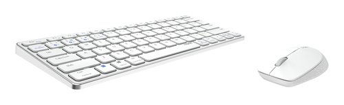 Hama 9600M keyboard Mouse included Office QWERTZ German White – image 2