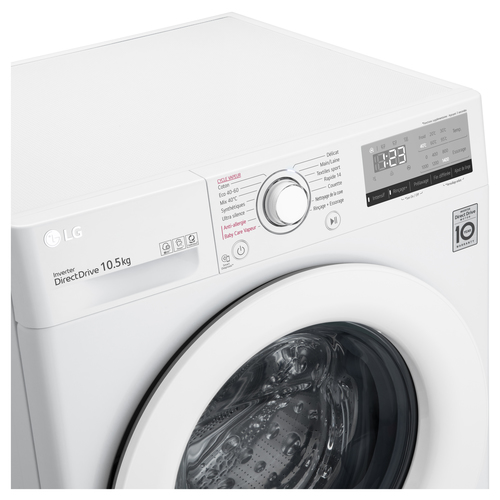 LG F4WV310WHT washing machine Front-load – image 3