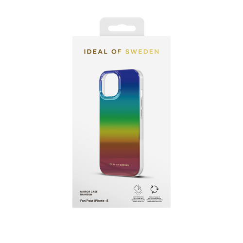 iDeal of Sweden Mirror Case iPhone 13 / 14 / 15 / 16e / 17e Rainbow – image 4