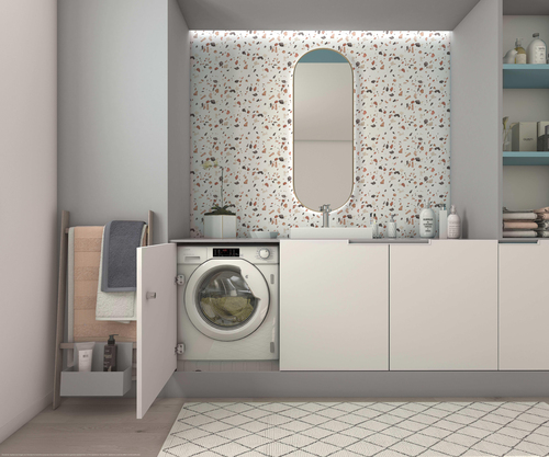 Candy CBW48TWM5J-80 Integrated 8kg Washing Machine with 1400 rpm - White - A Rated, White - image 6